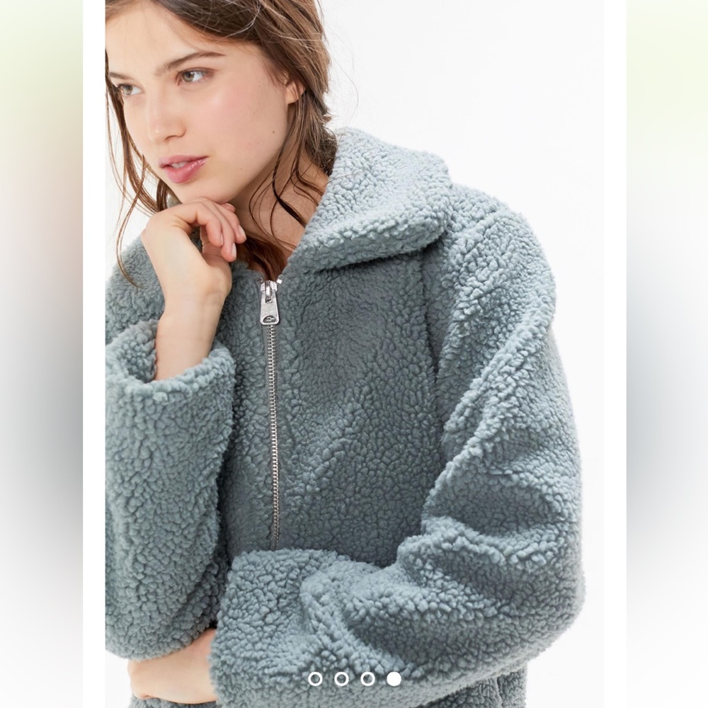BDG Urban‎ Outfitters Theo Fleece Teddy Jacket